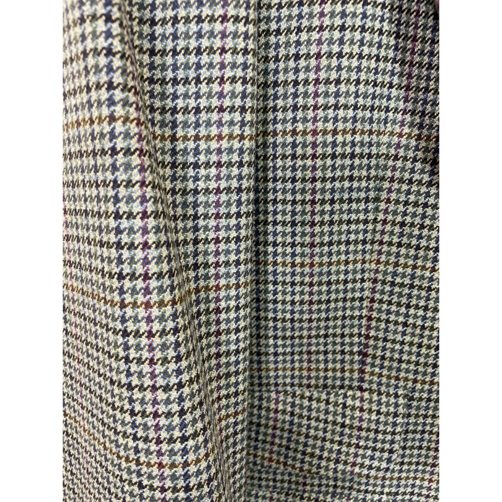 Burberrys Houndstooth Sport Coat Blazer 44R 2 Button Vintage - Picture 5 of 10